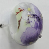 Ceramics Beads European, European Style, 14x10mm, Hole:5mm, Sold by Bag