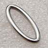 Jewelry findings, CCB Plastic Beads Platina Plated, 24x10mm, Sold by Bag