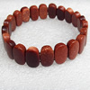 Gold Sand Stone Bracelet, 15x19mm, Length:Approx 70mm, Sold per 15.7-inch Strand