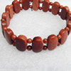 Gold Sand Stone Bracelet, 15x9mm, Length:Approx 70mm, Sold per 15.7-inch Strand