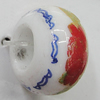 Ceramics Beads European, European Style, 14x10mm, Hole:5mm, Sold by Bag