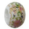 Ceramics Beads European, European Style, 14x10mm, Hole:5mm, Sold by Bag