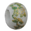 Ceramics Beads European, European Style, 14x10mm, Hole:5mm, Sold by Bag