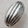 Jewelry findings, CCB Plastic Beads Antique Silver, Oval 25x14mm Hole:3.5mm, Sold by Bag