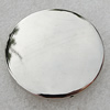 Jewelry findings, CCB Plastic Beads Platina Plated, Flat Round 41mm Hole:1.5mm, Sold by Bag