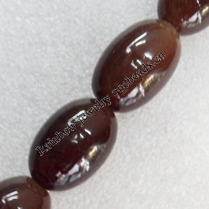 Agate Beads, Oval, 19x27mm, Hole:Approx 1.5mm, Sold per 15.7-inch Strand