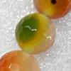 Peacock Agate Beads,Colorful, Faceted Round, 14mm, Hole:Approx 1.5mm, Sold per 15.7-inch Strand