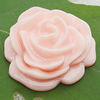 Resin Cabochons, NO Hole Headwear & Costume Accessory, Flower, About 32mm in diameter, Sold by Bag 