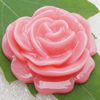 Resin Cabochons, NO Hole Headwear & Costume Accessory, Flower, About 32mm in diameter, Sold by Bag 