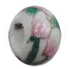 Ceramics Beads European, European Style, 14x10mm, Hole:5mm, Sold by Bag