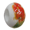 Ceramics Beads European, European Style, 14x10mm, Hole:5mm, Sold by Bag