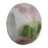 Ceramics Beads European, European Style, 14x10mm, Hole:5mm, Sold by Bag