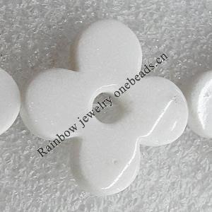 Natural Gade Beads, Flower 12mm Hole:1mm, Sold by Strand