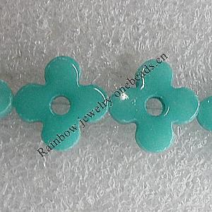 Natural Gade Beads, Flower 30mm Hole:1mm, Sold by Strand