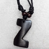 Tibetan Yak Bone Necklace，20x35mm，Sold by Dozen