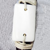 Tibetan Yak Bone Chain Bracelet，18x30mm，Sold by Dozen