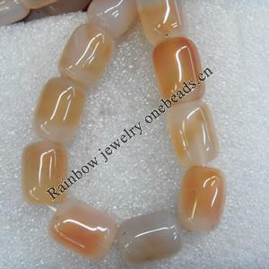 Agate Bracelet, 15x20mm, Length Approx:7.1-inch, Sold by Strand