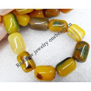 Agate Bracelet, 15x20mm, Length Approx:7.1-inch, Sold by Strand