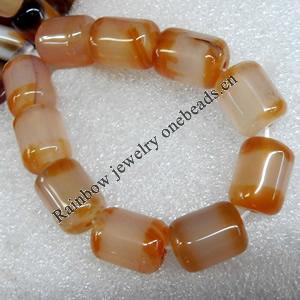 Agate Bracelet, 12x16mm, Length Approx:7.1-inch, Sold by Strand