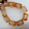 Agate Bracelet, 12x16mm, Length Approx:7.1-inch, Sold by Strand