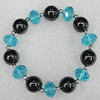 NO-Magnetic Bracelet, Lengh About:186mm Beads size:12mm, Sold by Strand