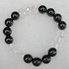 NO-Magnetic Bracelet, Lengh About:192mm Beads size:10mm, Sold by Strand