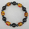 NO-Magnetic Bracelet, Lengh About:214mm Beads size:12mm, Sold by Strand