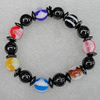 NO-Magnetic Bracelet, Lengh About:190mm Beads size:10mm, Sold by Strand