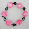 NO-Magnetic Bracelet, Lengh About:190mm Beads size:9x8mm-17mm, Sold by Strand