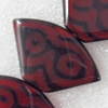 Agate Beads, 29x24x5mm, Hole:Approx 1.5mm, Sold per 15.7-inch Strand