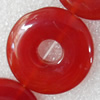 Agate Beads, Donut, O:30mm I:8mm, Hole:Approx 1.5mm, Sold per 15.7-inch Strand
