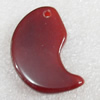 Agate pendant, 25x38mm, Hole:Approx 1mm, Sold by PC