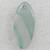 Agate pendant, 16x37mm, Hole:Approx 1mm, Sold by PC
