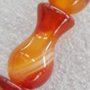 Red Agate Beads, 10x18mm, Hole:Approx 1mm, Sold per 15.7-inch Strand