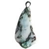 Porcelain Pendants，Nugget 37x18mm, Sold by Bag 