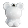 Porcelain Pendants，Animal 29x26mm Hole:3mm, Sold by Bag 