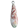 Porcelain Pendants，40x13mm, Sold by Bag 