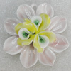 Porcelain Pendants, Flower 45mm Hole:6x2.5mm, Sold by Bag