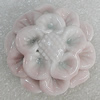 Porcelain Pendants, Flower 36x36mm Hole:2.5mm, Sold by Bag