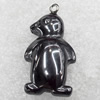 Non-Magnetic Hematite Pendant, 18x34mm, Hole:Approx 2mm, Sold by Bag