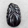 Non-Magnetic Hematite Pendant, 21x35mm, Hole:Approx 1mm, Sold by Bag