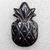 Non-Magnetic Hematite Pendant, 22x37mm, Hole:Approx 1mm, Sold by Bag