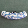 Porcelain Pendants，48x12mm Hole:3mm, Sold by Bag 