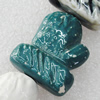Ceramics Beads, 32x27mm Hole:2mm, Sold by Bag 