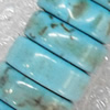 Turquoise Beads，Rondelle, 12x4mm, Hole:Approx 1mm, Sold per 15.7-inch Strand