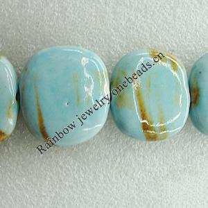 Ceramics Beads, 30x28mm Hole:2.5mm, Sold by Bag