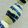 Ceramics Beads, Oval 21x14mm Hole:2.5mm, Sold by Bag