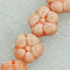 Ceramics Beads, Flower 15mm Hole:2.5mm, Sold by Bag