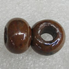 Ceramics Beads European, European Style, 15x10mm Hole:6mm, Sold by Bag