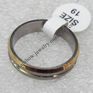 Stainless Steel Rings, wideth Approx:4mm, Sold by PC